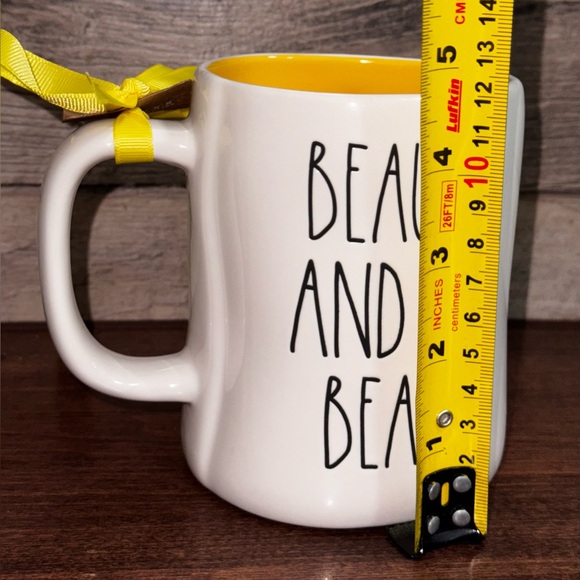 Rae Dunn Disney Beauty And The Beast BELLA Double Side Mug - NEW - Picture 6 of 8